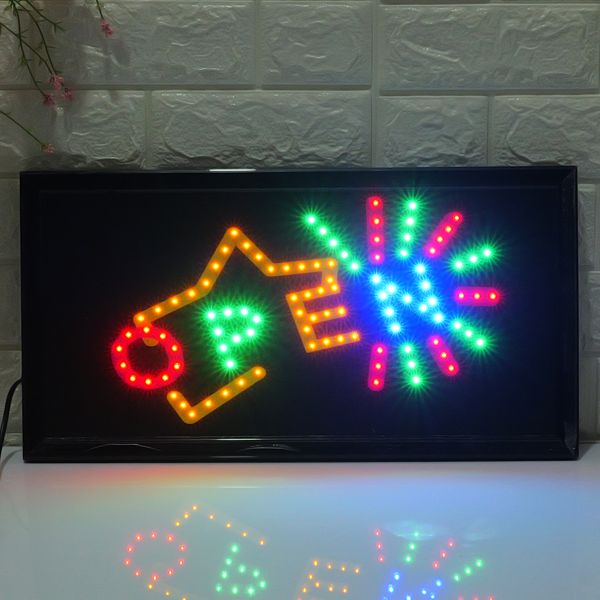 48x25cm LED OPEN  Sign