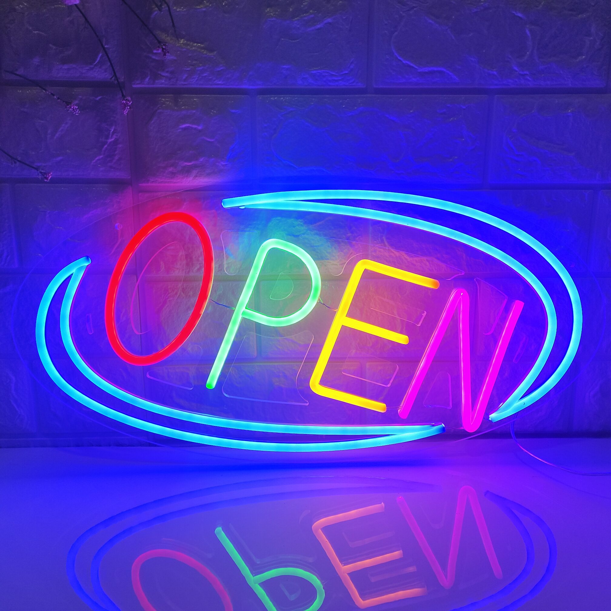 50x25cm LED OPEN Neon Sign