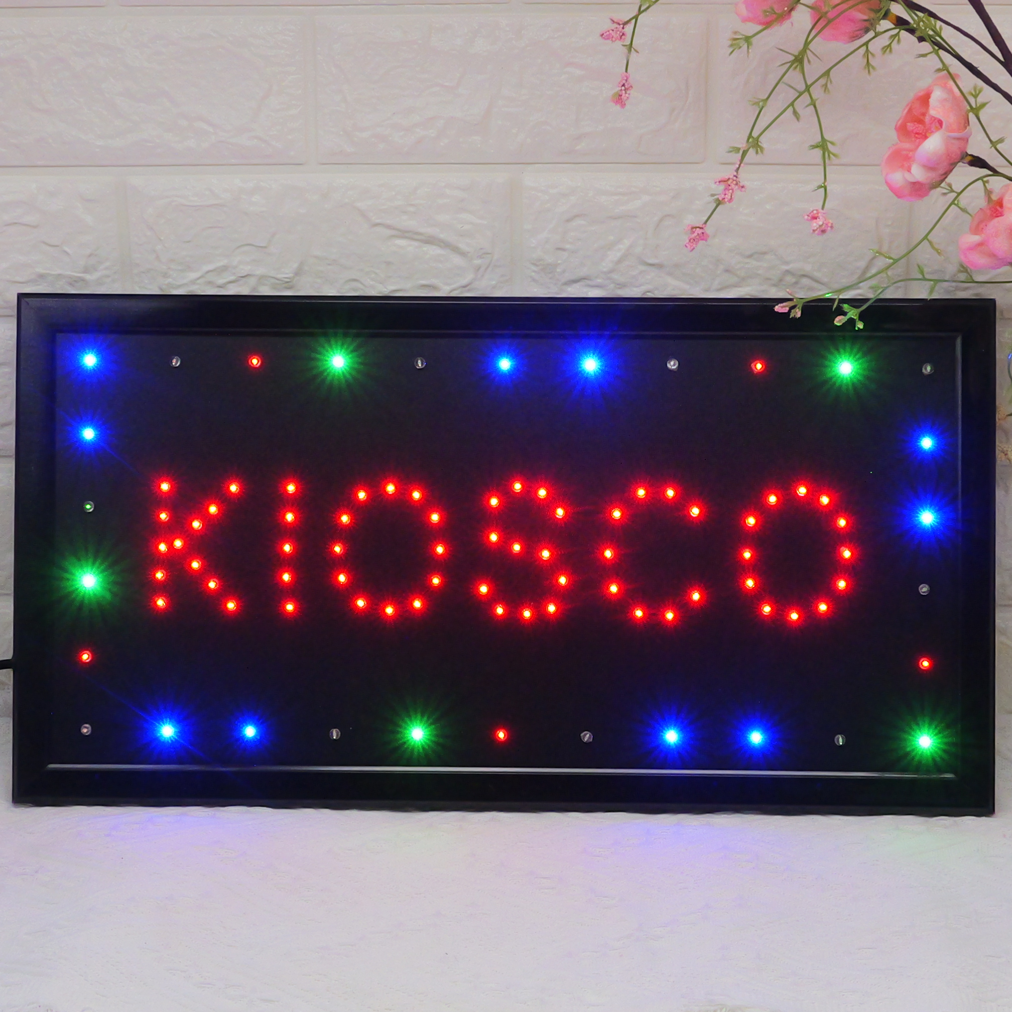 48x25cm LED Sign "KIOSCO" - Spanish Convenience Store / Kiosk Illuminated Display