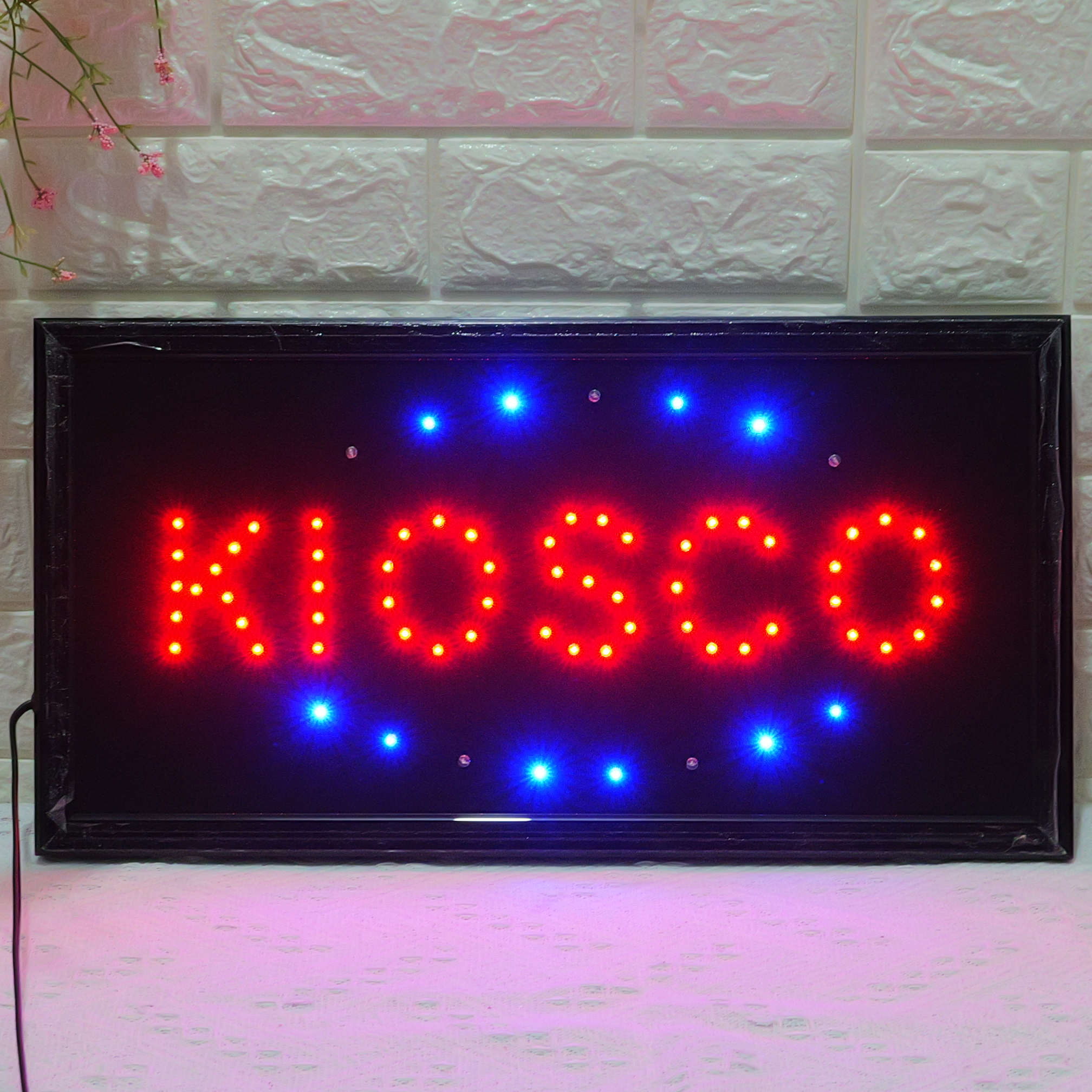 48x25cm LED Sign "KIOSCO" - Spanish Convenience Store / Kiosk Illuminated Display