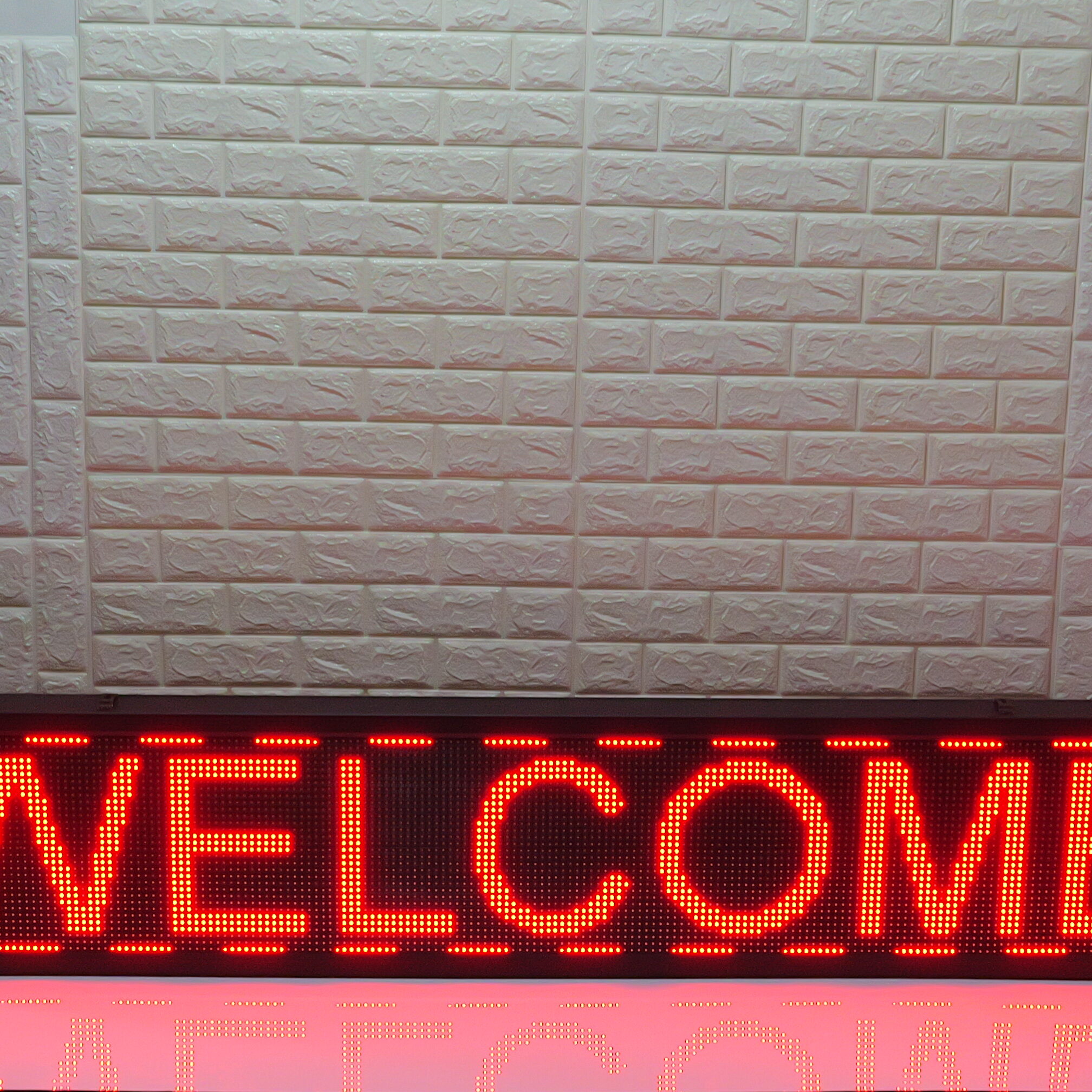 200x40cm P10 Programmable Red Color LED Scrolling Sign - Indoor/Outdoor Waterproof Storefront Display