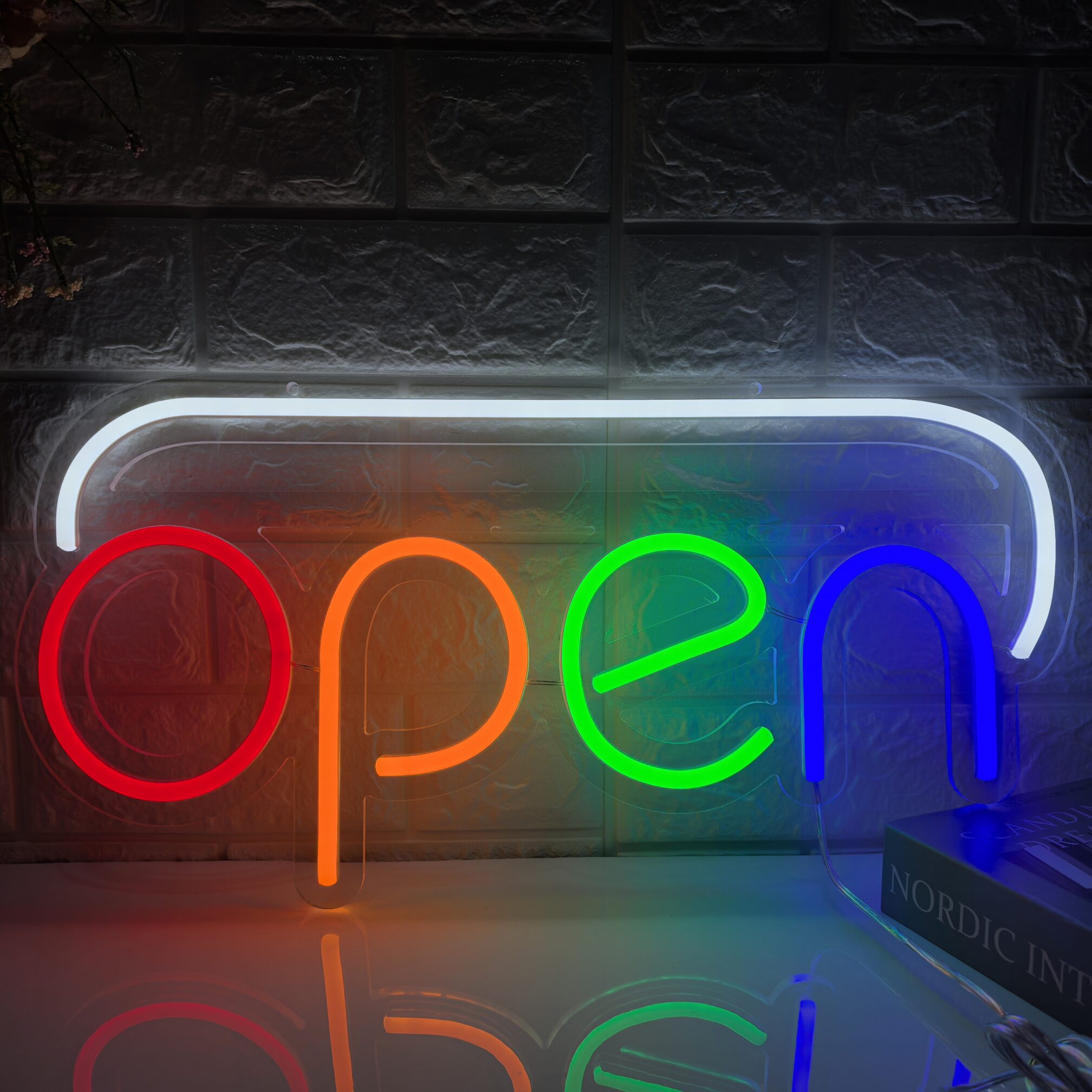 50x25cm LED OPEN Neon Sign