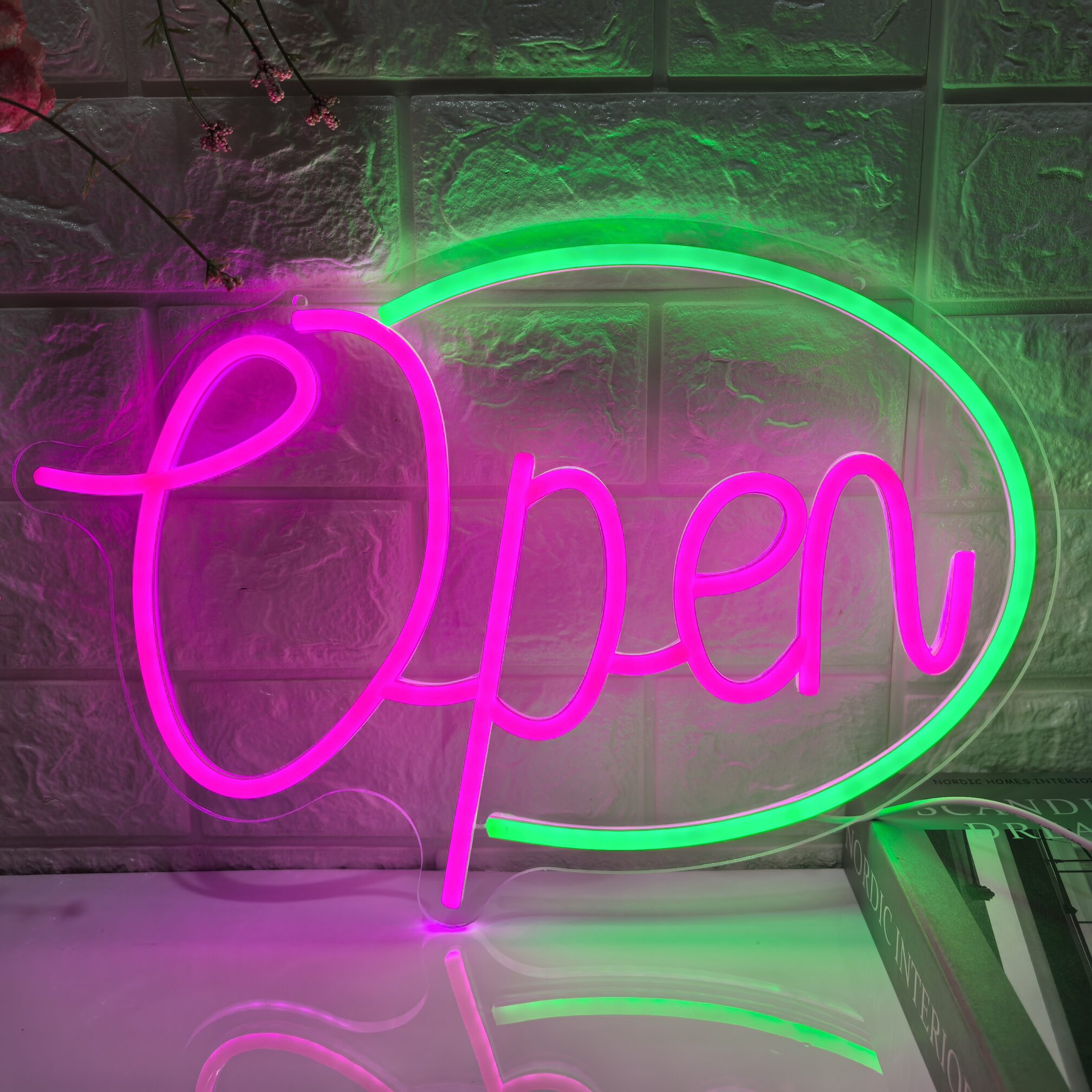 42x27cm LED OPEN Neon Sign