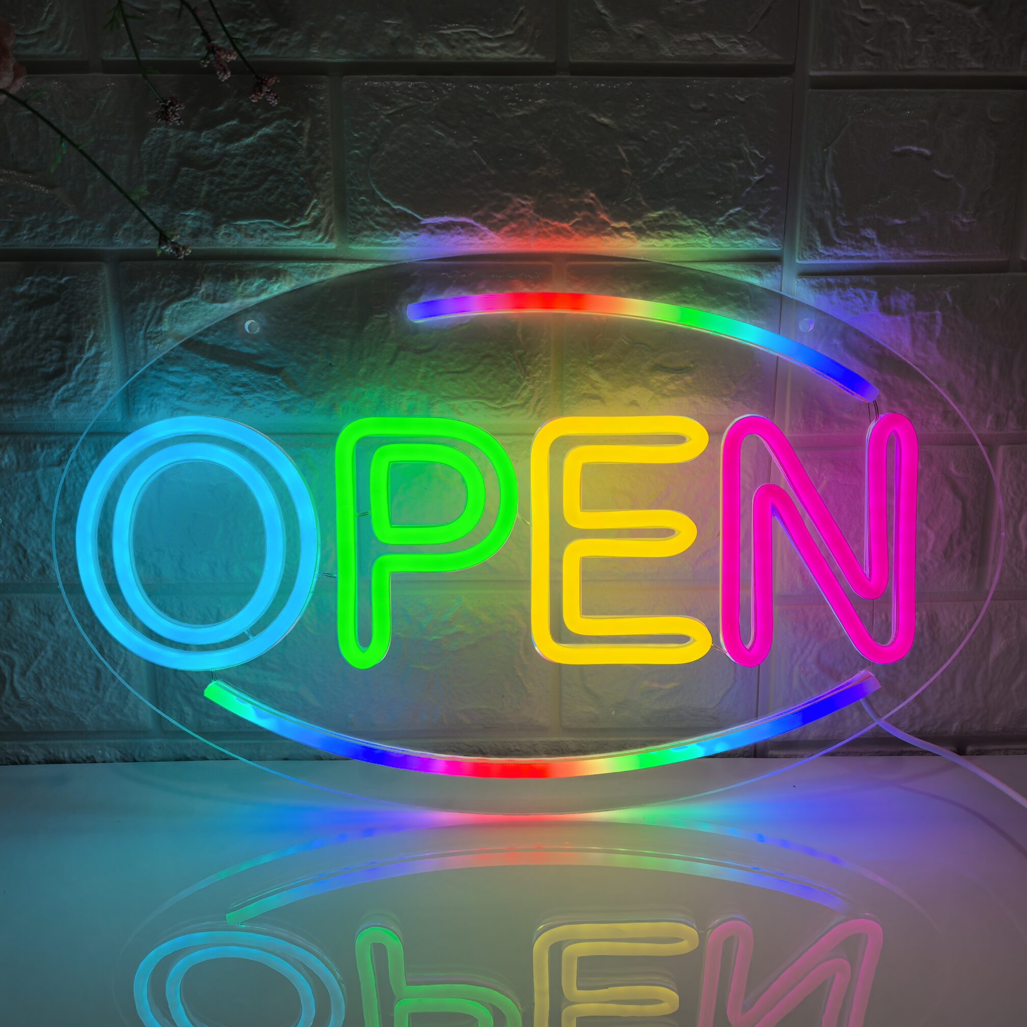 42x25cm LED OPEN Neon Sign