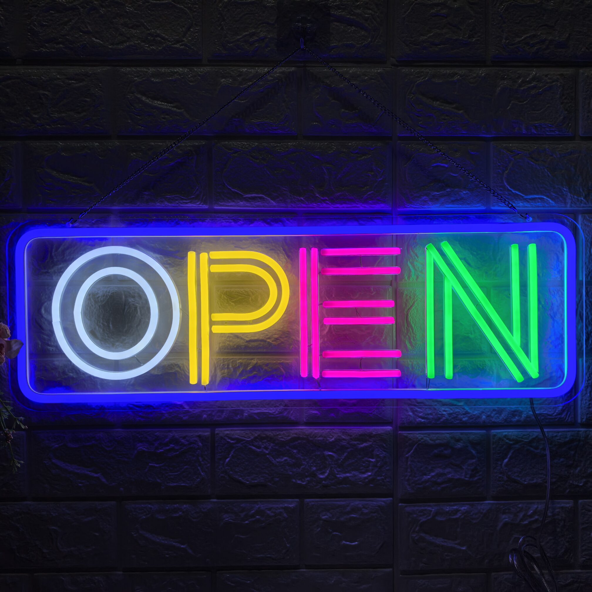 50x20cm LED OPEN Neon Sign