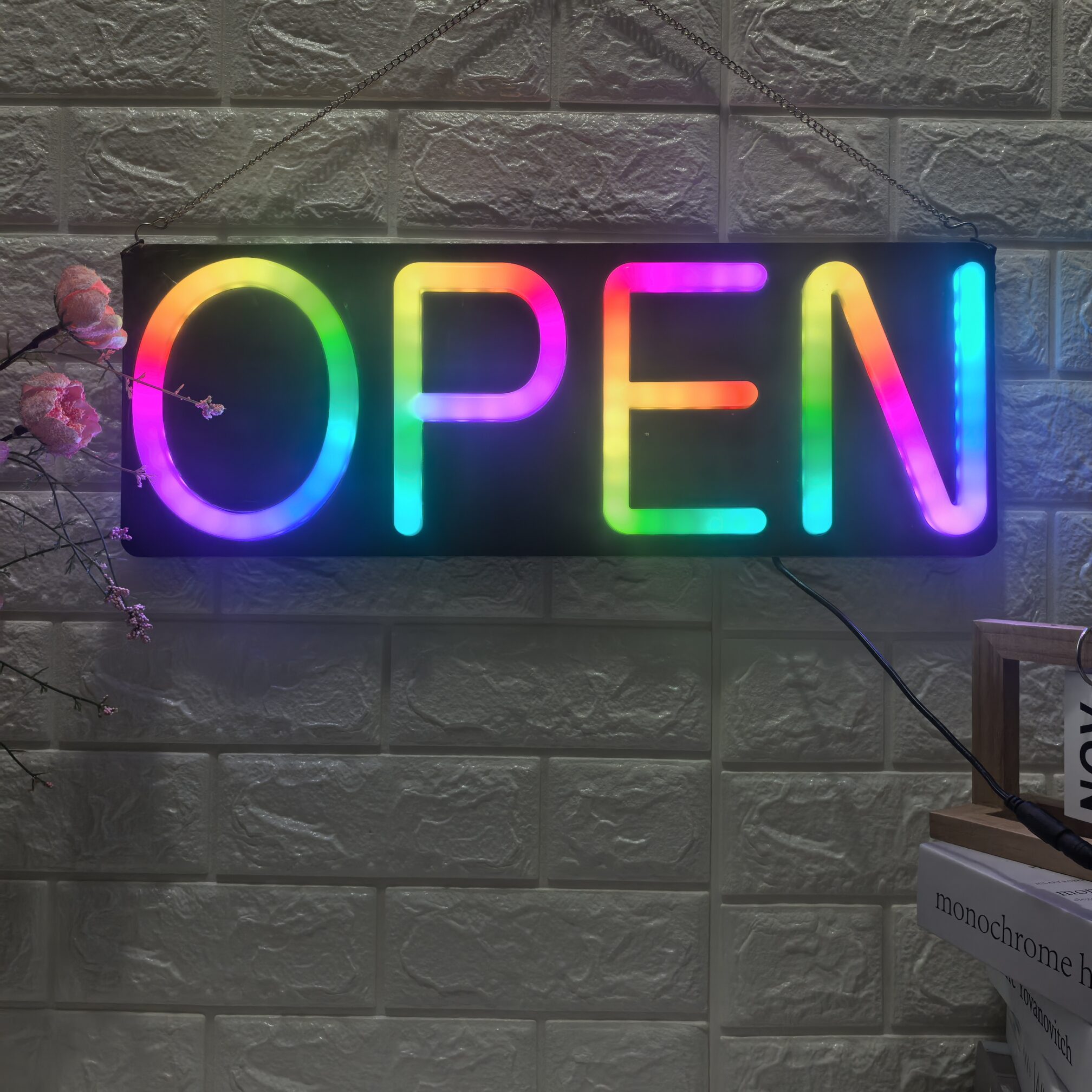 50x20cm LED OPEN Neon Sign