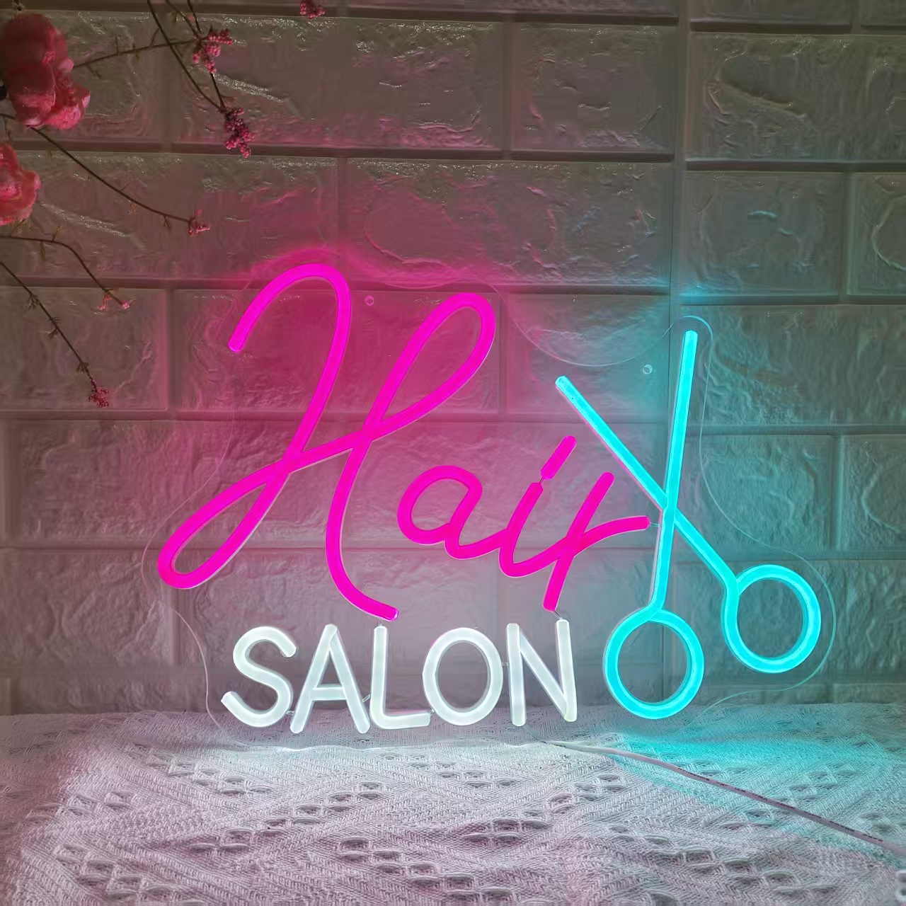 42x30cm LED Hair Salon Neon Sign