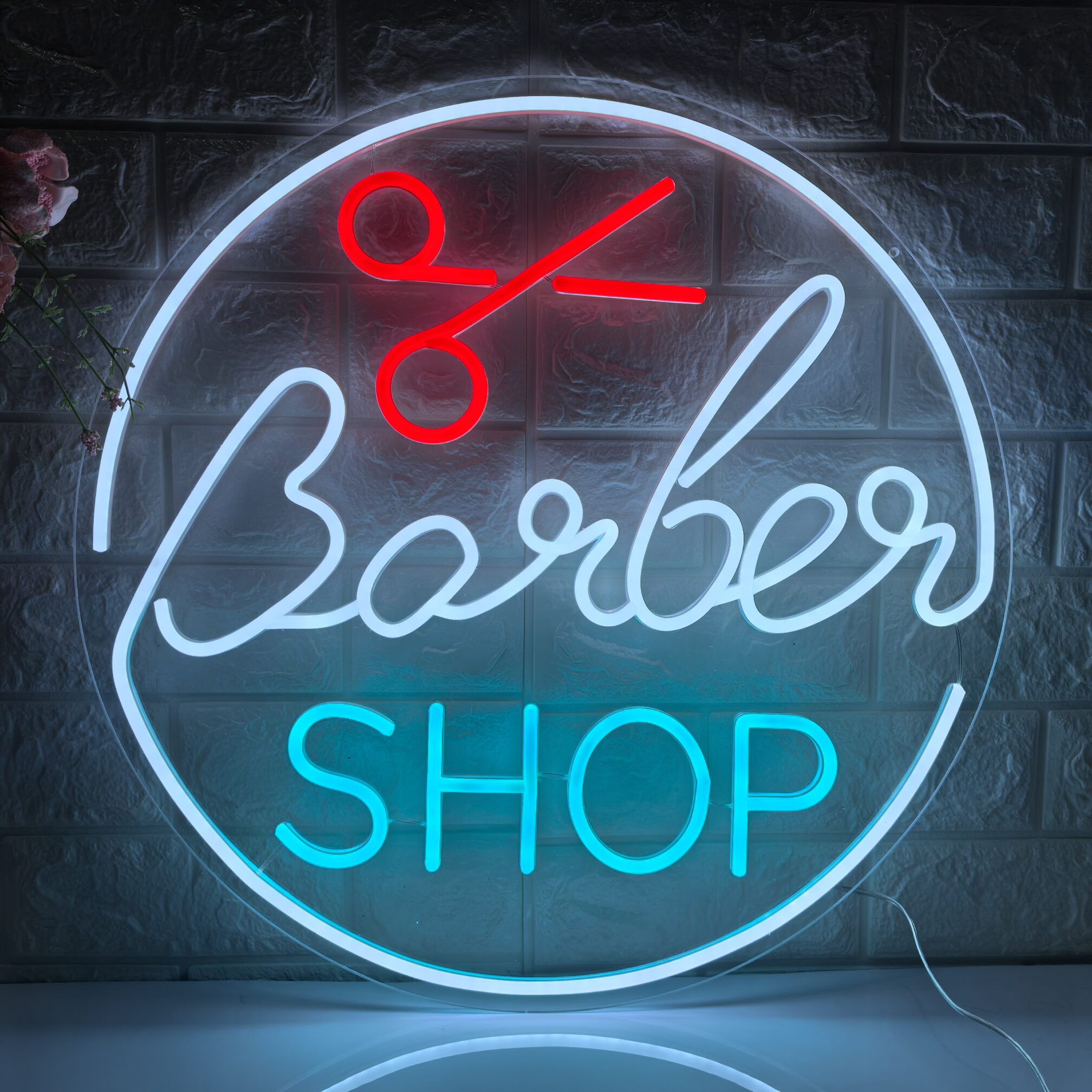 50x50cm LED Barber Neon Sign