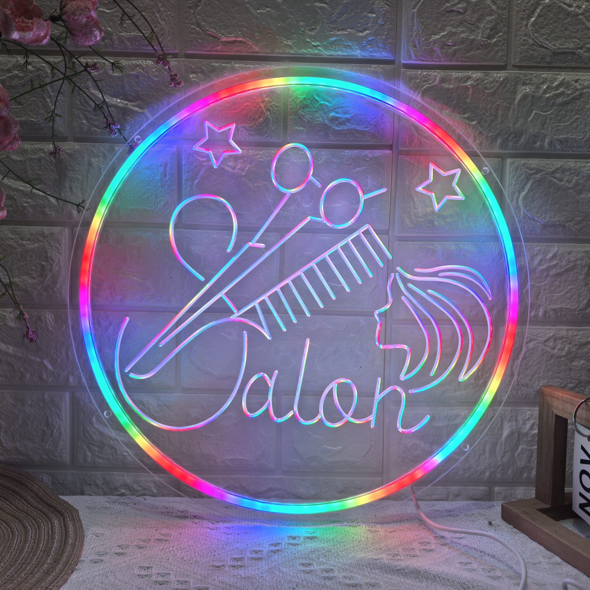 40x40cm LED Barber Neon Sign