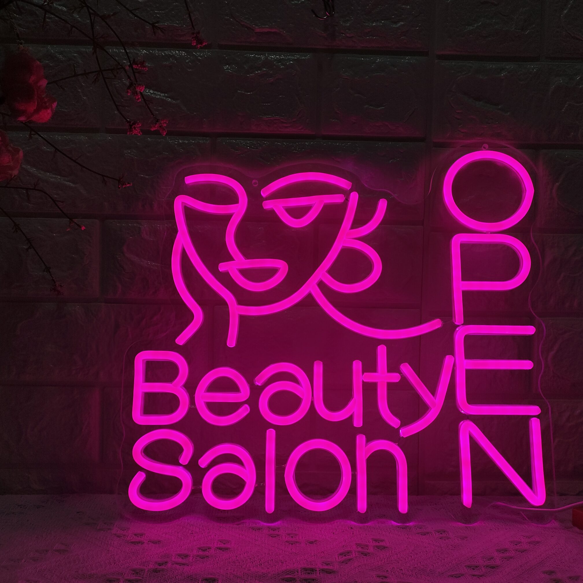 36x33cm LED Beauty Salon Neon Sign