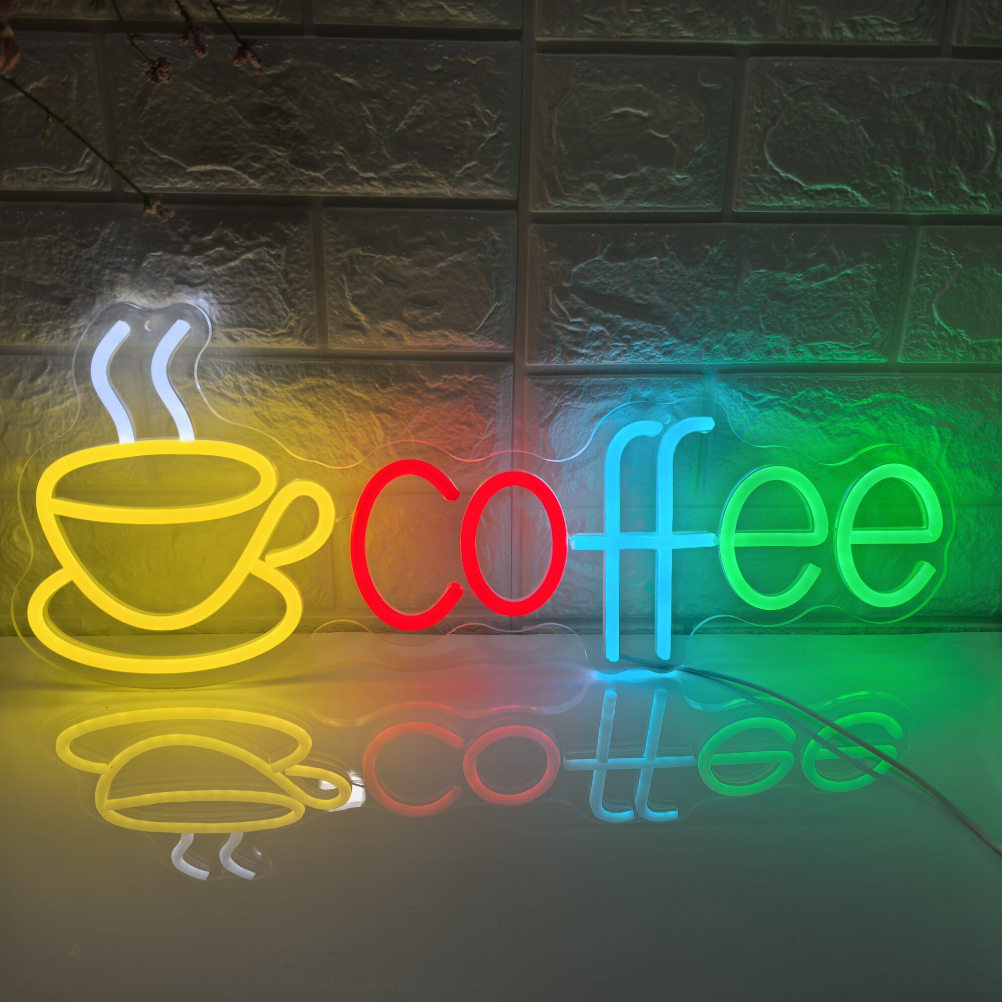 50x20cm LED Coffee Neon Sign